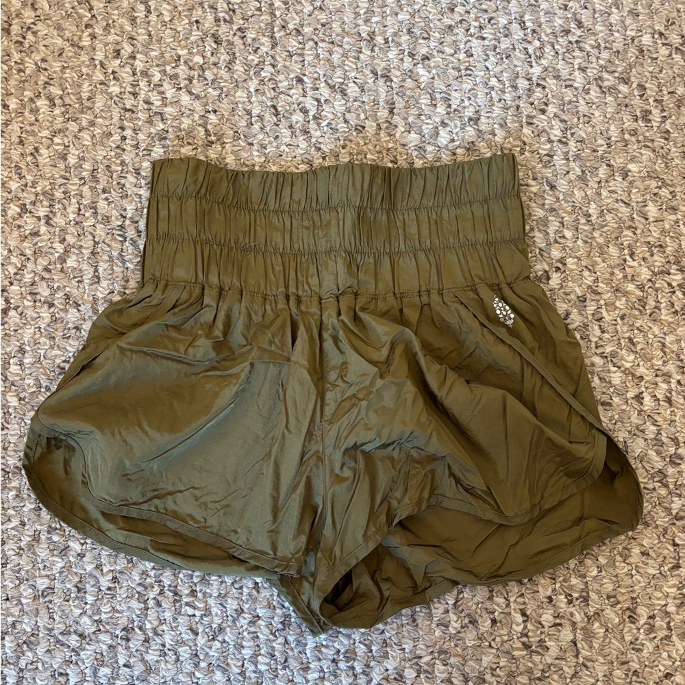 FP Movement Way Home Shorts Olive Green
